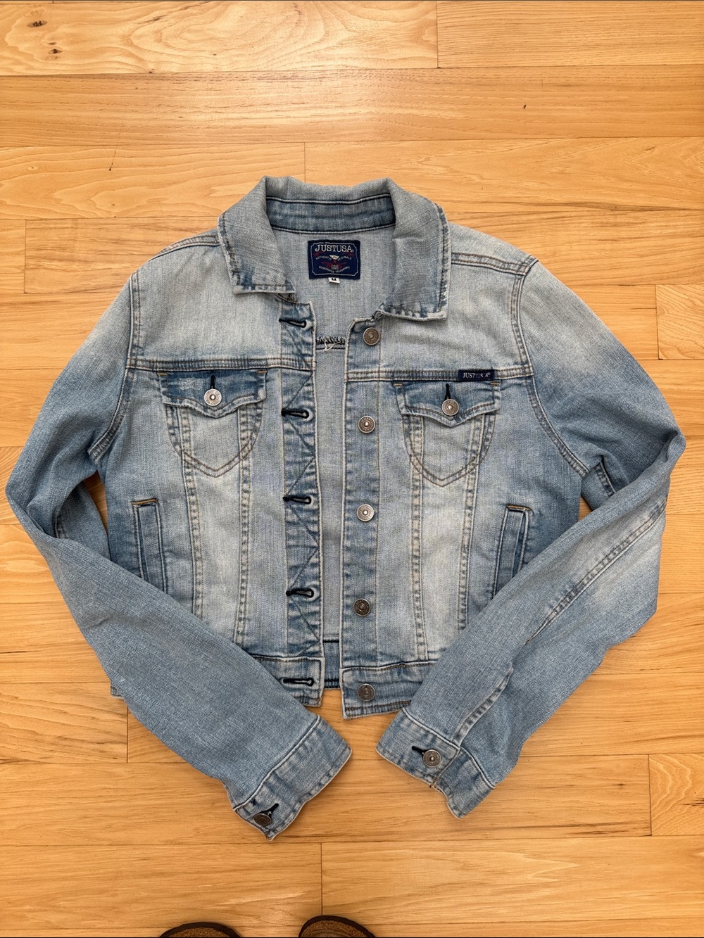 Just USA denim jean jacket M